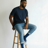 PRE-ORDER - Midnight Royale Micro-Nylon Compression Socks