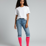 PRE-ORDER - Pink Me Up Micro-Nylon Compression Socks