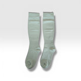 Sage Green Micro-Nylon Compression Socks