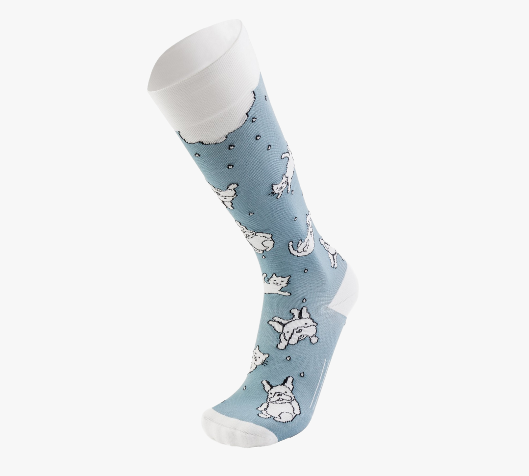 Raining Cats & Dogs Compression Socks