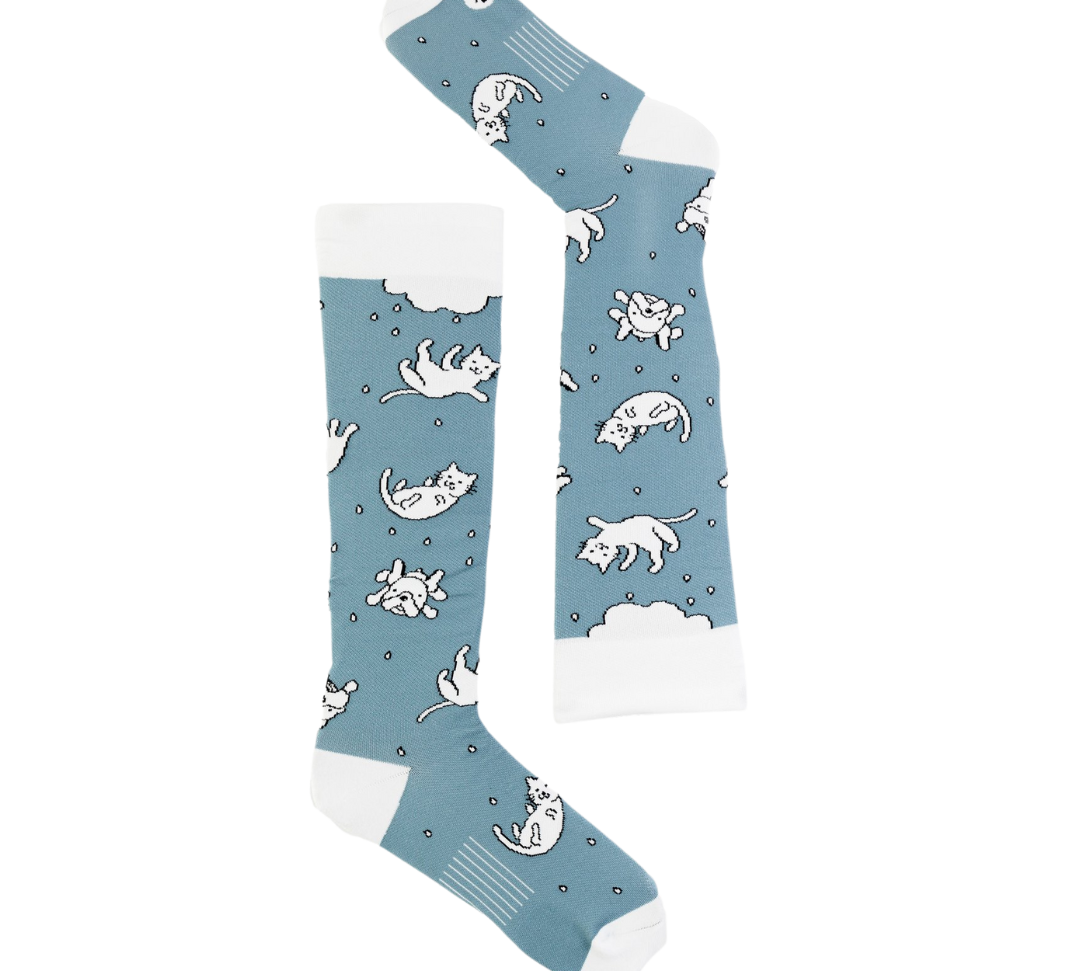 Raining Cats & Dogs Compression Socks